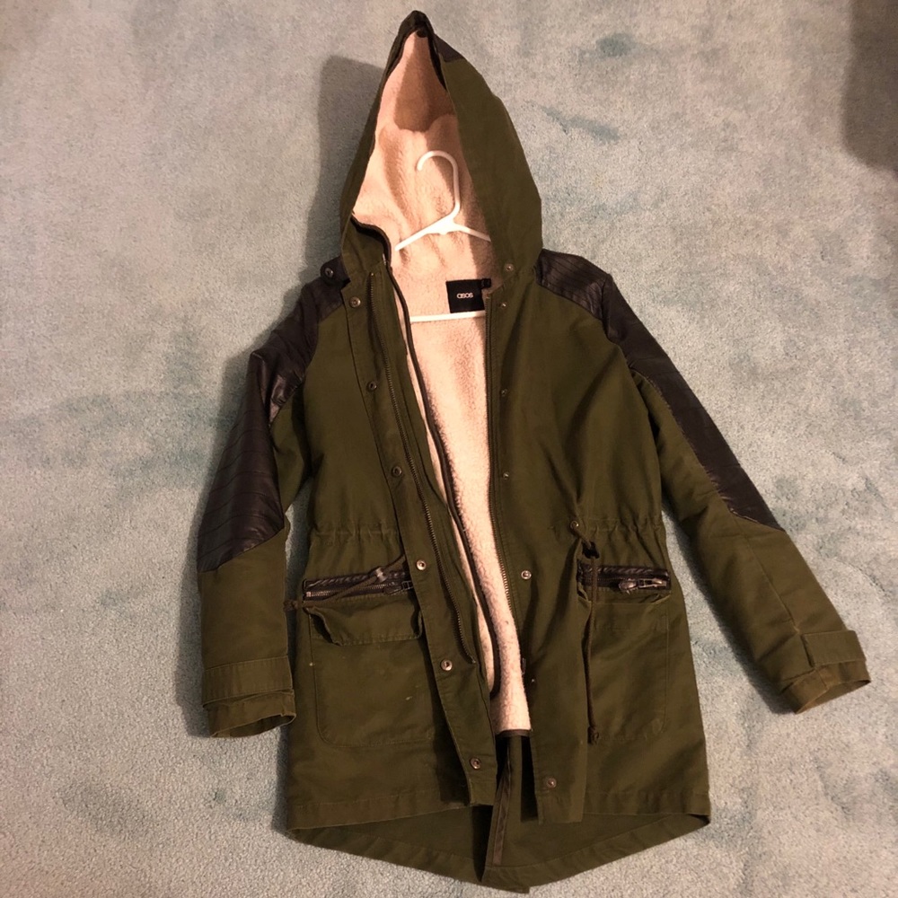 ASOS parka with removable fleece lining - Picture 2 of 6